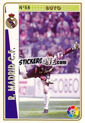 Sticker Buyo - Las Fichas De La Liga 1994-1995 n. 58 - Mundicromo