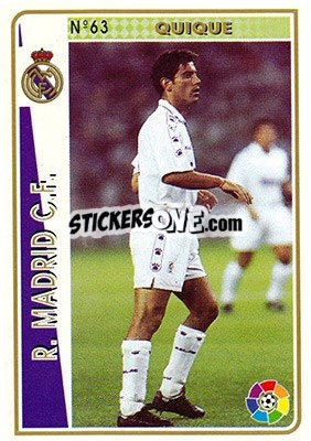 Figurina Quique - Las Fichas De La Liga 1994-1995 n. 63 - Mundicromo