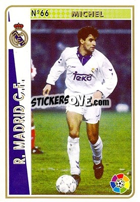 Figurina Michel - Las Fichas De La Liga 1994-1995 - Mundicromo