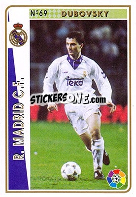 Cromo Dubovsky - Las Fichas De La Liga 1994-1995 - Mundicromo