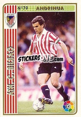 Sticker Andrinua - Las Fichas De La Liga 1994-1995 - Mundicromo