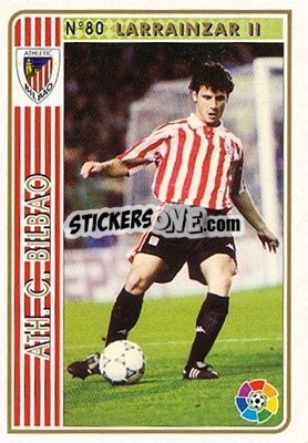 Sticker Larrainzar II - Las Fichas De La Liga 1994-1995 n. 80 - Mundicromo