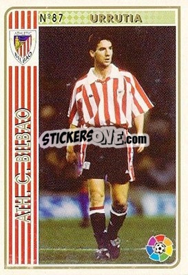 Cromo Urrutia - Las Fichas De La Liga 1994-1995 - Mundicromo