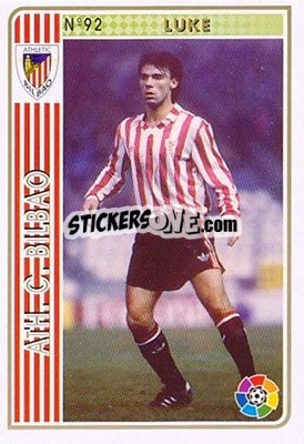 Cromo Luke - Las Fichas De La Liga 1994-1995 - Mundicromo