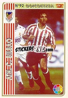 Cromo Goikoetxea - Las Fichas De La Liga 1994-1995 n. 92a - Mundicromo