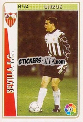 Sticker Unzue - Las Fichas De La Liga 1994-1995 - Mundicromo