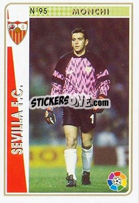 Sticker Monchi - Las Fichas De La Liga 1994-1995 n. 95 - Mundicromo