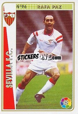 Sticker Rafa Paz - Las Fichas De La Liga 1994-1995 - Mundicromo