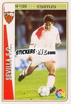 Sticker Cortijo - Las Fichas De La Liga 1994-1995 n. 100 - Mundicromo
