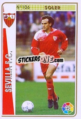 Cromo Soler - Las Fichas De La Liga 1994-1995 - Mundicromo