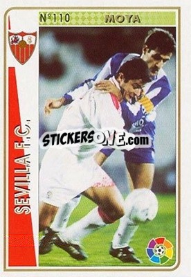 Sticker Moya - Las Fichas De La Liga 1994-1995 n. 110 - Mundicromo