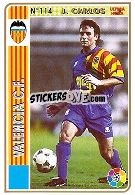 Figurina J. Carlos - Las Fichas De La Liga 1994-1995 n. 114a - Mundicromo