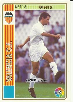 Sticker Giner - Las Fichas De La Liga 1994-1995 n. 116 - Mundicromo