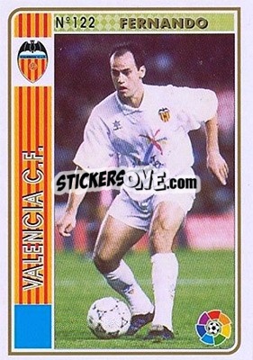Sticker Fernando - Las Fichas De La Liga 1994-1995 - Mundicromo