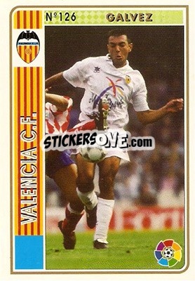 Cromo Galvez - Las Fichas De La Liga 1994-1995 - Mundicromo