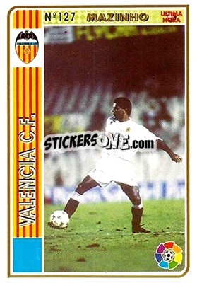 Sticker Mazinho - Las Fichas De La Liga 1994-1995 n. 127a - Mundicromo