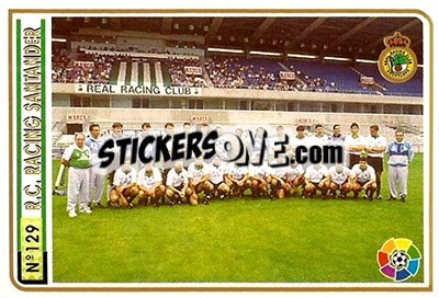 Sticker Team Card - Las Fichas De La Liga 1994-1995 n. 129 - Mundicromo