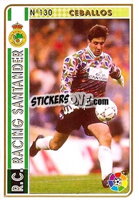 Sticker Ceballos - Las Fichas De La Liga 1994-1995 - Mundicromo