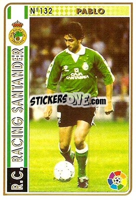 Sticker Pablo - Las Fichas De La Liga 1994-1995 - Mundicromo