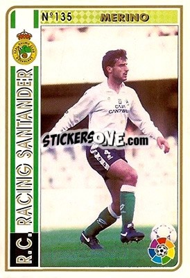 Sticker Merino - Las Fichas De La Liga 1994-1995 n. 135 - Mundicromo