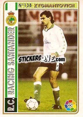 Sticker Zigmantovich - Las Fichas De La Liga 1994-1995 - Mundicromo