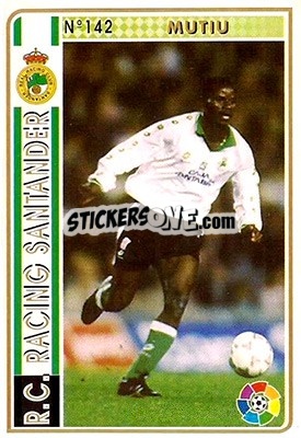 Sticker Mutiu - Las Fichas De La Liga 1994-1995 - Mundicromo