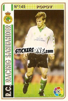 Sticker Popov - Las Fichas De La Liga 1994-1995 n. 145 - Mundicromo