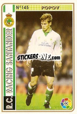 Sticker Popov - Las Fichas De La Liga 1994-1995 - Mundicromo