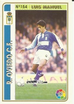 Sticker Luis Manuel - Las Fichas De La Liga 1994-1995 n. 154 - Mundicromo
