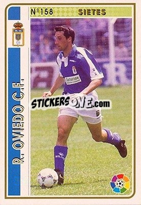 Sticker Sietes - Las Fichas De La Liga 1994-1995 - Mundicromo