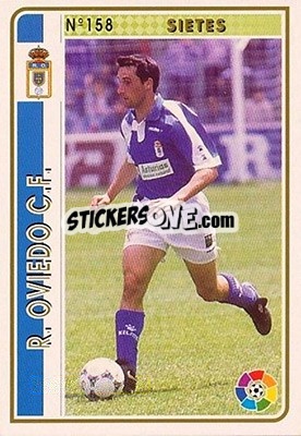 Sticker Sietes - Las Fichas De La Liga 1994-1995 n. 158 - Mundicromo