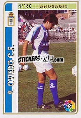 Cromo Andrades - Las Fichas De La Liga 1994-1995 - Mundicromo