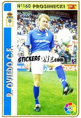 Sticker Prosinecki - Las Fichas De La Liga 1994-1995 n. 160a - Mundicromo