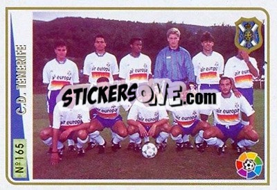 Sticker Team Card - Las Fichas De La Liga 1994-1995 n. 165 - Mundicromo