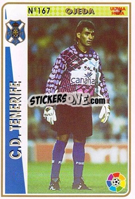 Cromo Ojeda - Las Fichas De La Liga 1994-1995 - Mundicromo