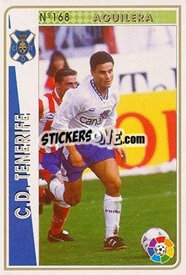Sticker Aguilera - Las Fichas De La Liga 1994-1995 n. 168 - Mundicromo