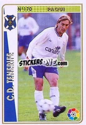 Figurina Paqui - Las Fichas De La Liga 1994-1995 - Mundicromo