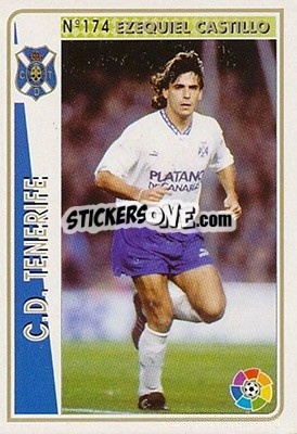 Sticker Ezequiel Castillo - Las Fichas De La Liga 1994-1995 n. 174 - Mundicromo