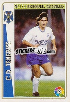 Figurina Ezequiel Castillo - Las Fichas De La Liga 1994-1995 - Mundicromo