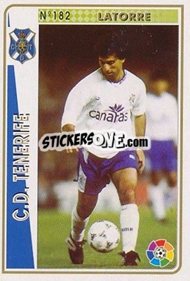 Cromo Latorre - Las Fichas De La Liga 1994-1995 - Mundicromo