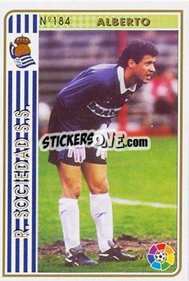 Sticker Alberto - Las Fichas De La Liga 1994-1995 n. 184 - Mundicromo