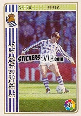 Sticker Uria - Las Fichas De La Liga 1994-1995 - Mundicromo