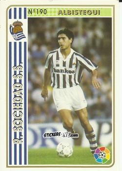 Sticker Albistegui - Las Fichas De La Liga 1994-1995 n. 190 - Mundicromo