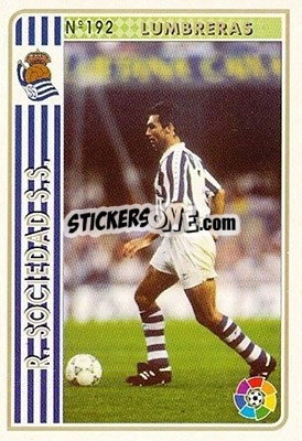 Cromo Lumbreras - Las Fichas De La Liga 1994-1995 - Mundicromo