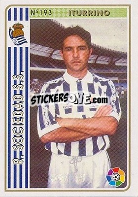 Cromo Iturrino - Las Fichas De La Liga 1994-1995 - Mundicromo