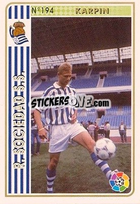 Sticker Karpin - Las Fichas De La Liga 1994-1995 - Mundicromo