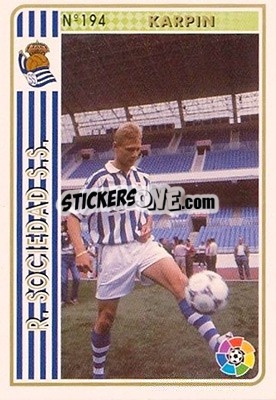 Cromo Karpin - Las Fichas De La Liga 1994-1995 - Mundicromo