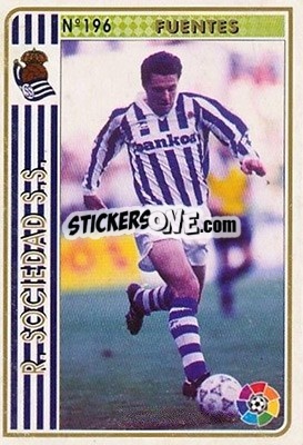 Sticker Fuentes - Las Fichas De La Liga 1994-1995 n. 196 - Mundicromo