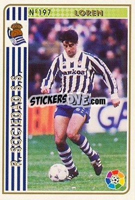 Cromo Loren - Las Fichas De La Liga 1994-1995 - Mundicromo