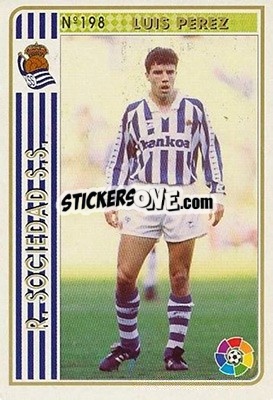 Cromo Luis Perez - Las Fichas De La Liga 1994-1995 - Mundicromo